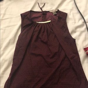 Deep red / Maroon blouse